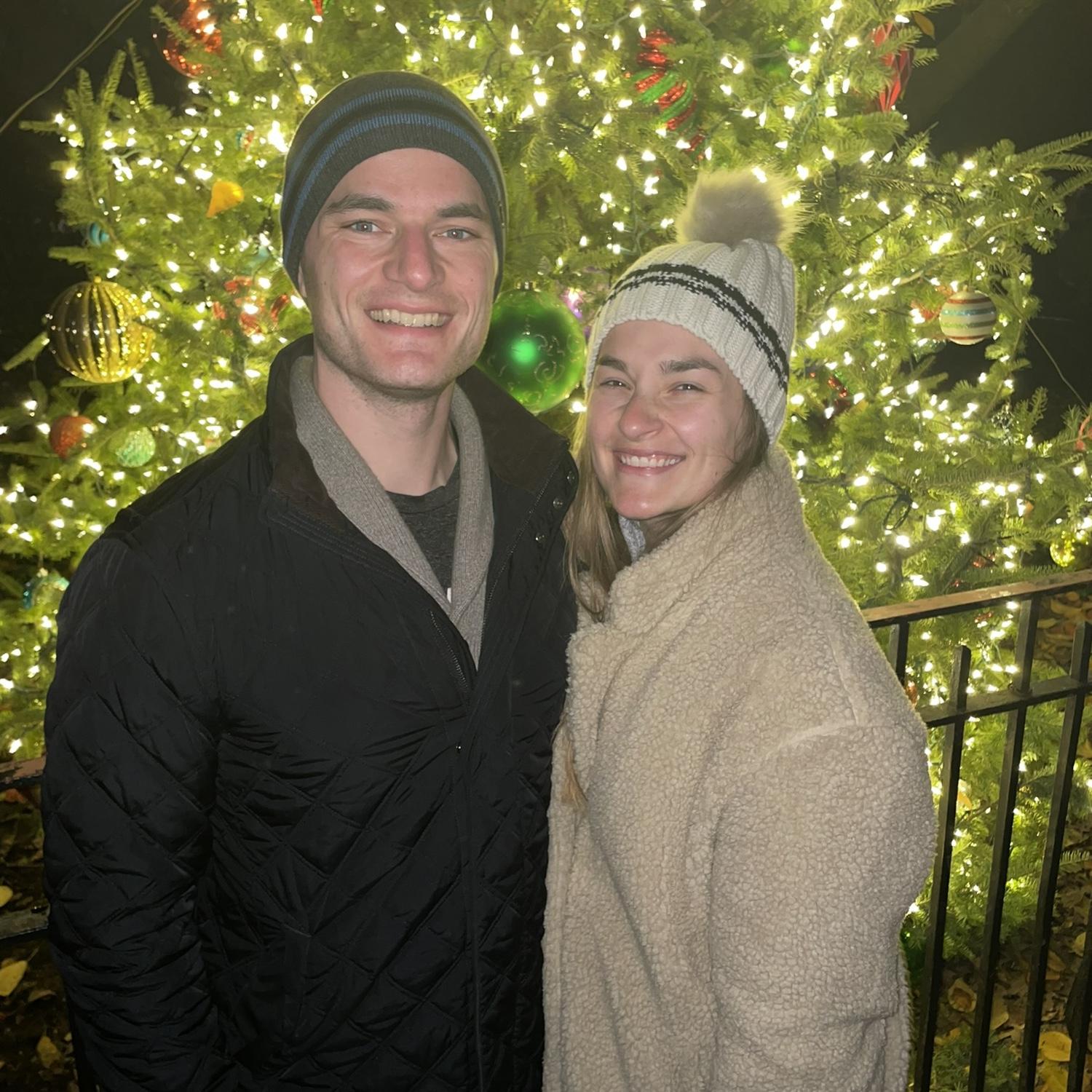 Christmas tree lighting at Carl Schurz Park - December 2022