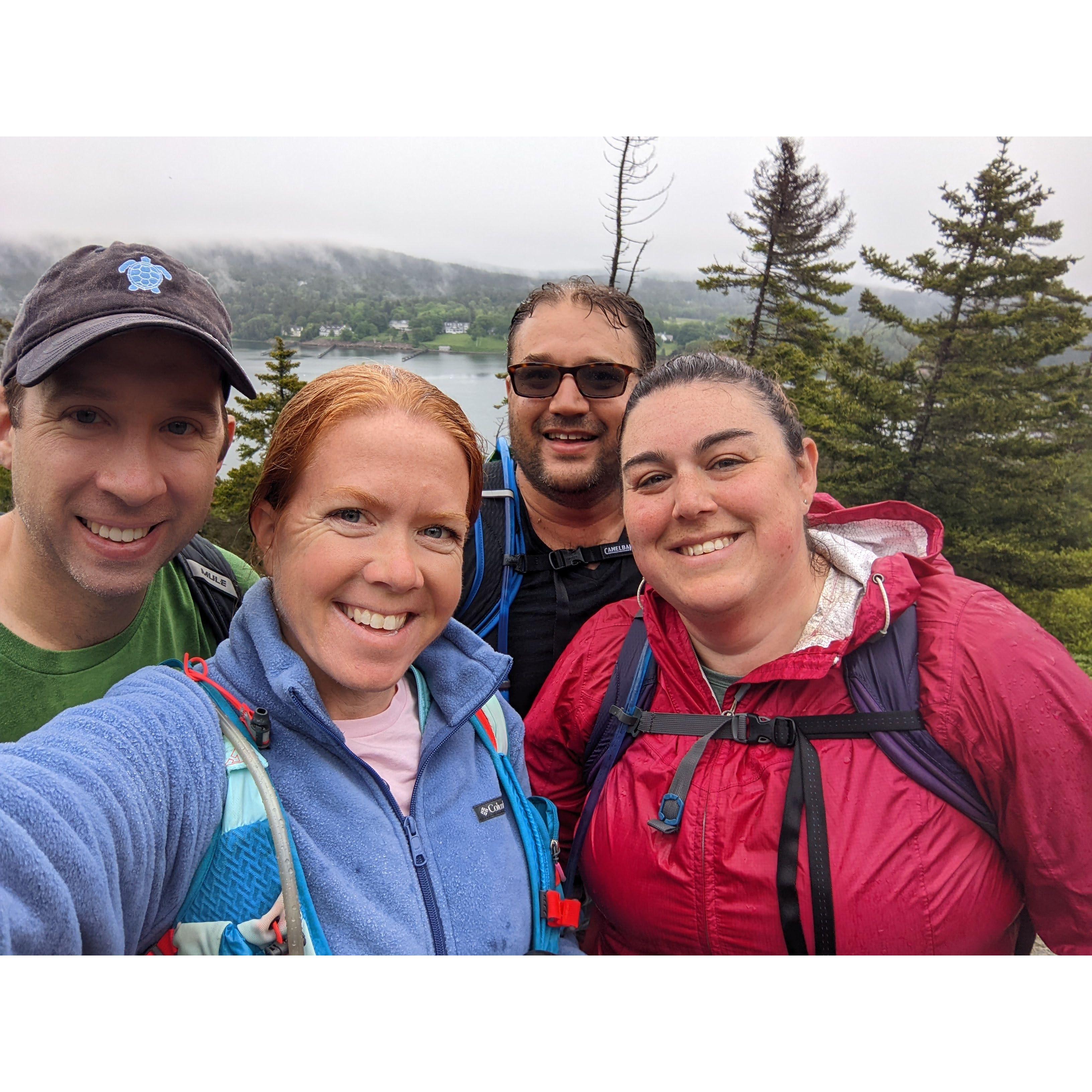 Rainy Day hiking in Acadia, MA