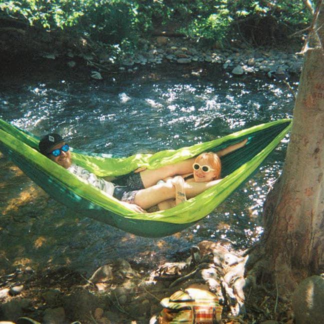 Hammocking at Buddha Beach in Sedona, AZ!