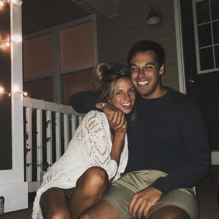 A photo from when we first started dating in the place we first met, Alicia's college apartment