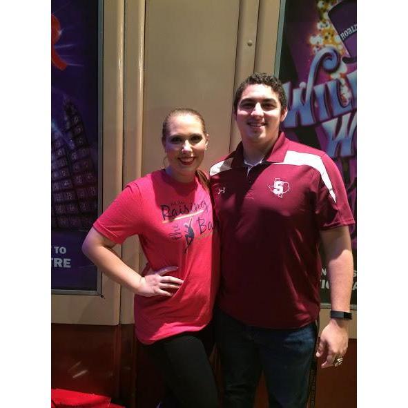 Kris came to support me at my dance recital, June 2017