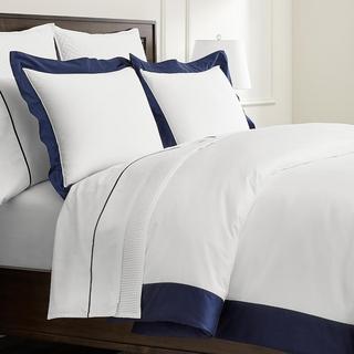 Colorblock 3-Piece Organic Duvet Set