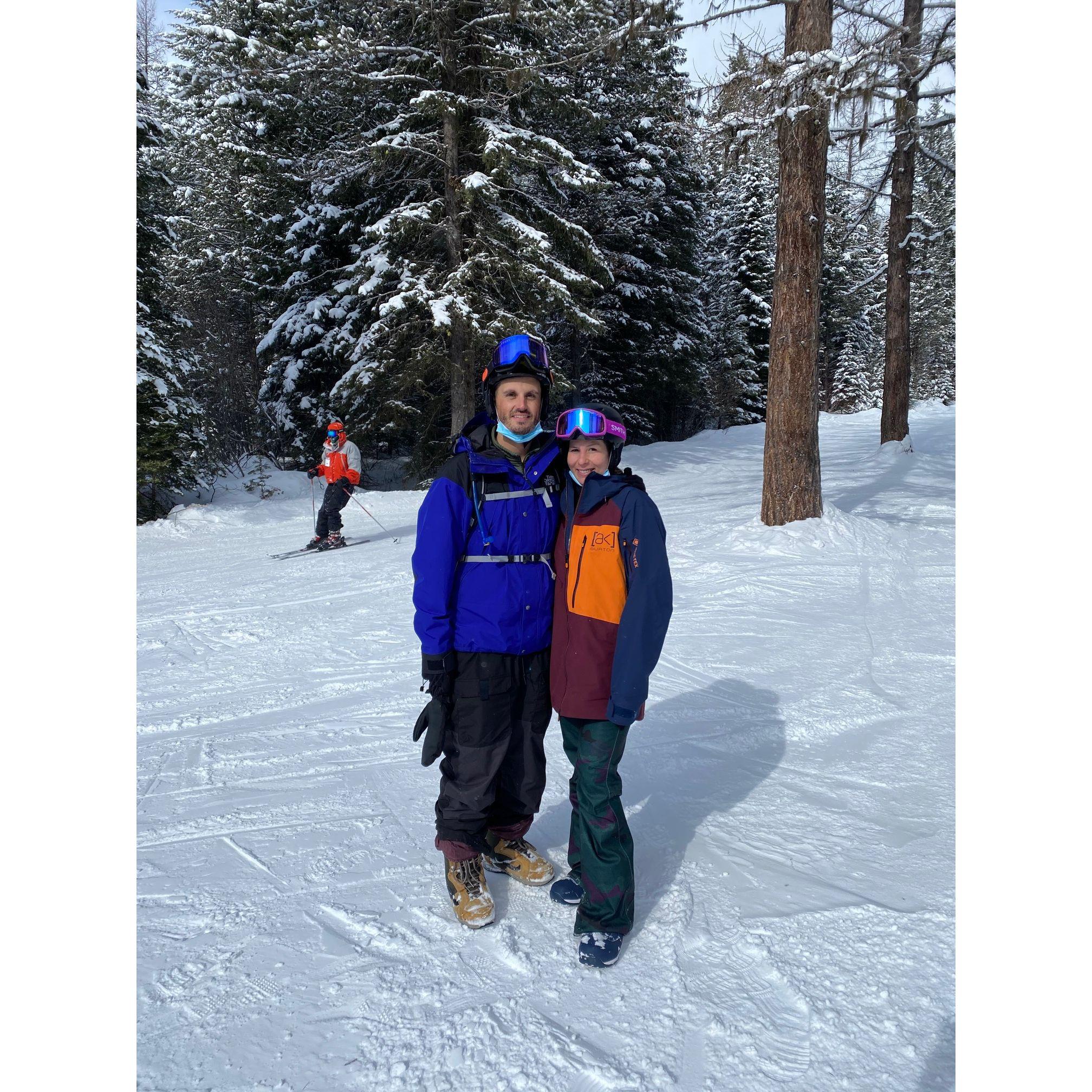 Montana snow boarding trip! Snow was great!