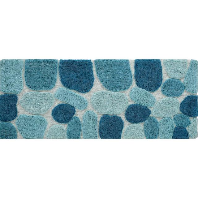 24"x60" Pebbles Bath Runner Blue - Chesapeake Merchandising