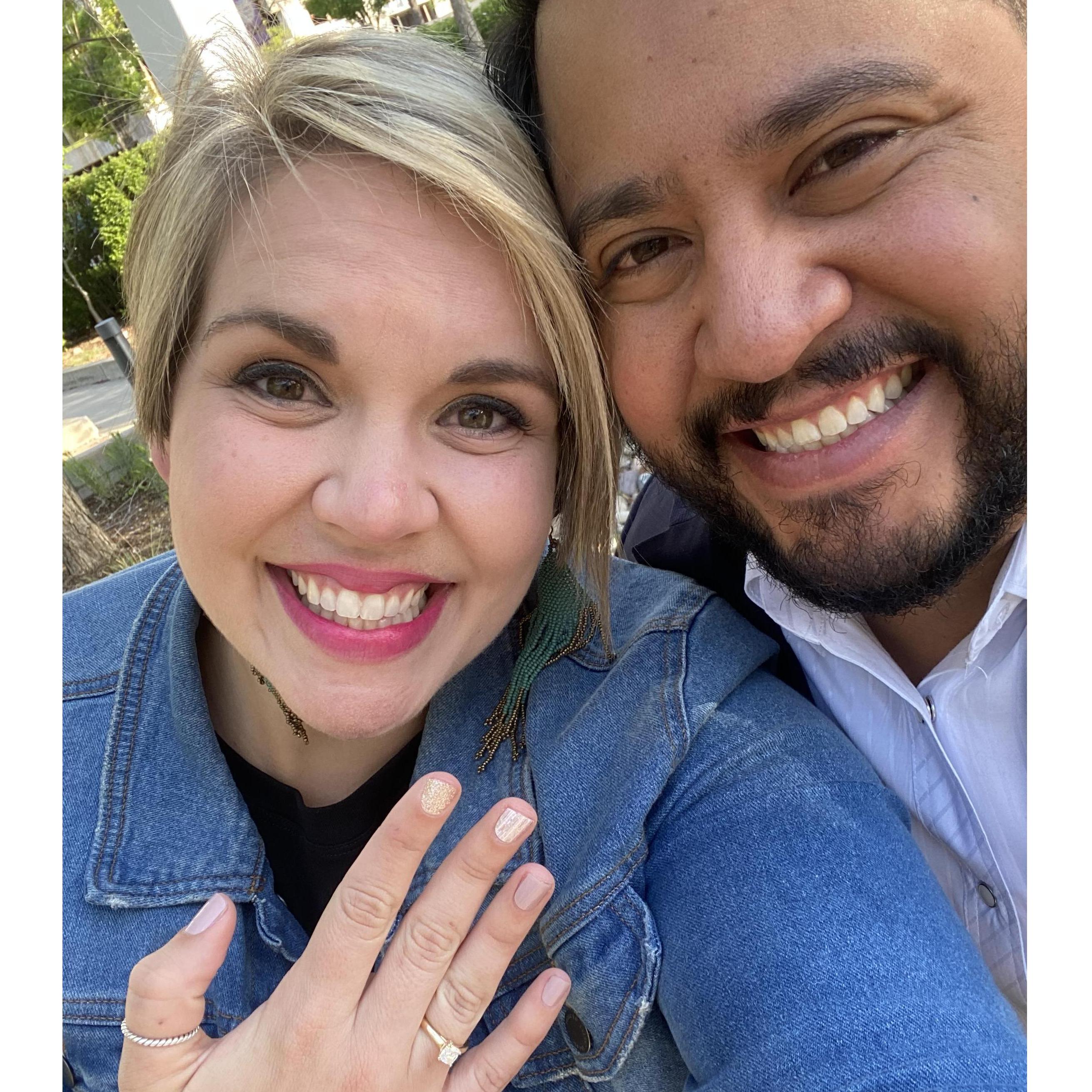 The post engagement glow 🎉♥️