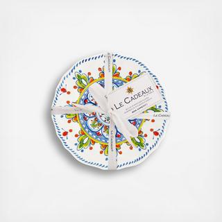 Madrid BPA Free Melamine Appetizer Plate, Set of 4