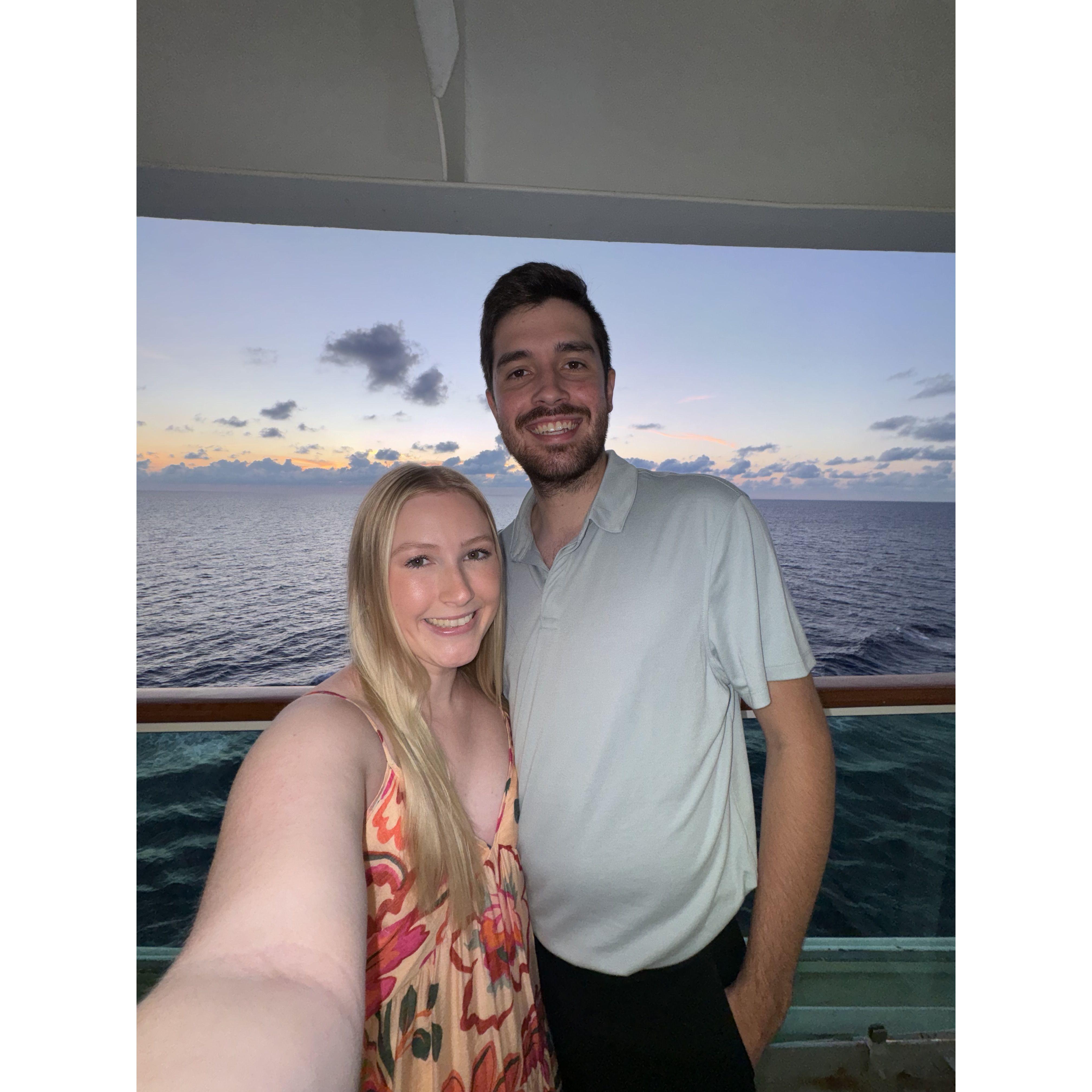 Our first cruise together! We visited 2 places in Mexico.