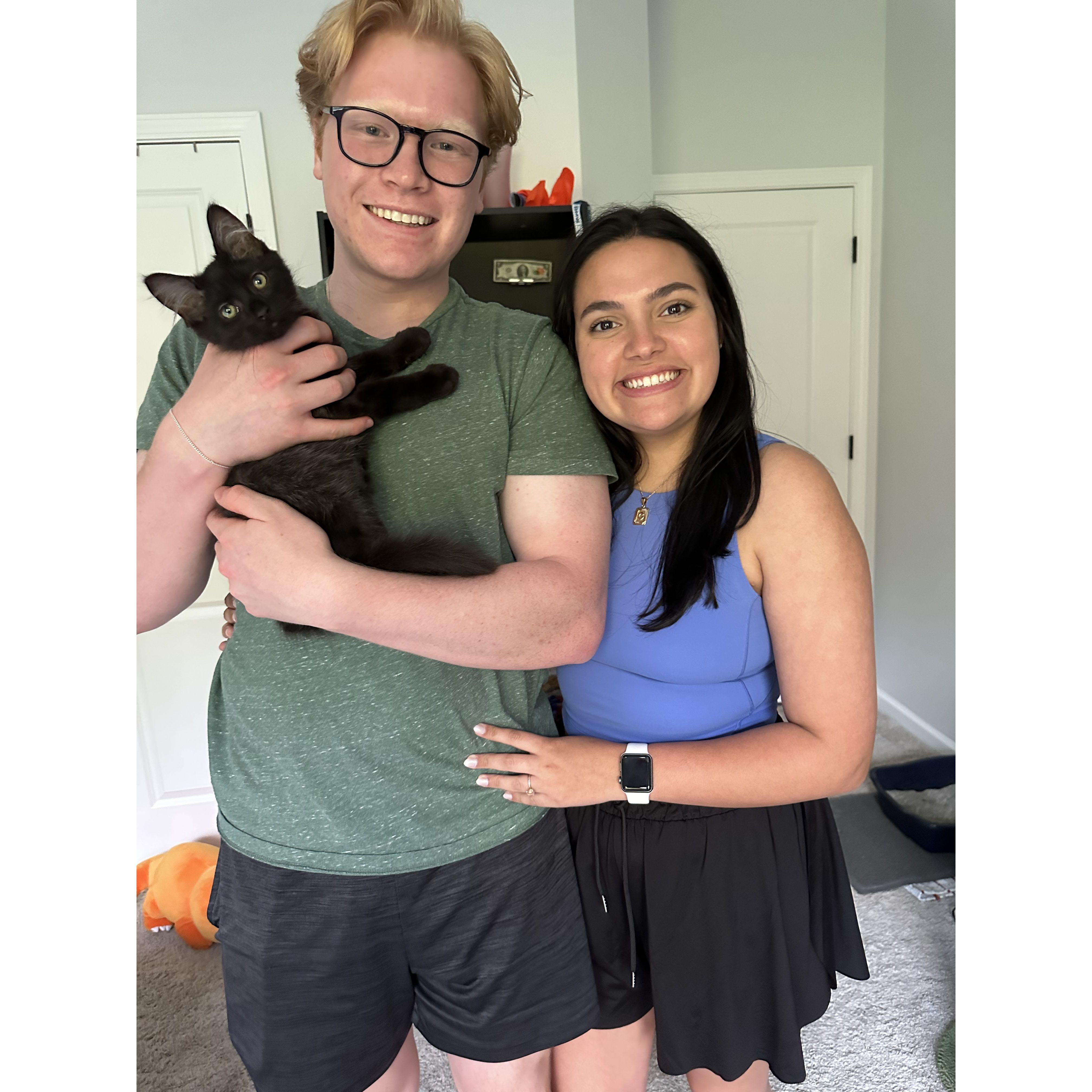 June 27, 2023
Adopted our first cat, Colby!