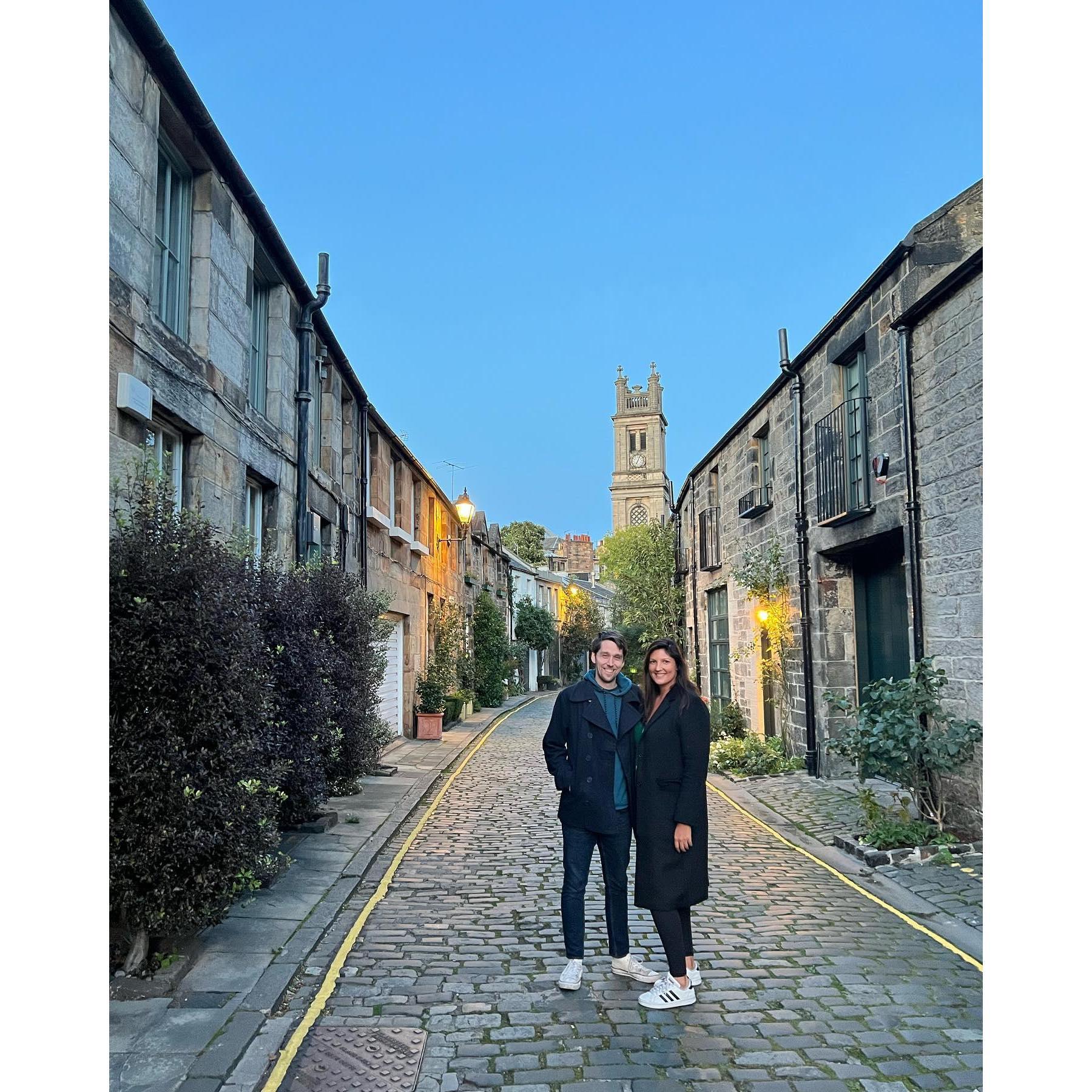Circus Lane, Edinburgh, Scotland 2022 ❤️