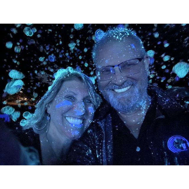 Becky's favorite... Glow Bubbles!!!