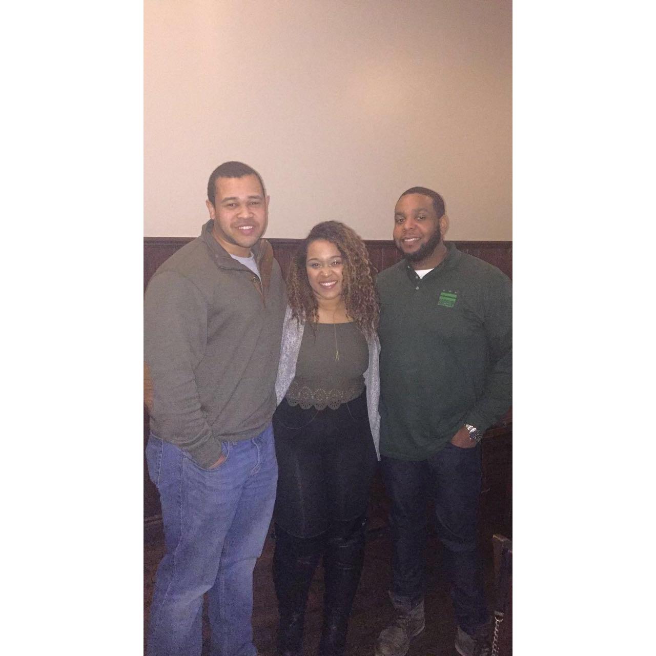 St. Patrick's Day 2017 in Haymarket, VA w/ Josiah (Joanna's brother)