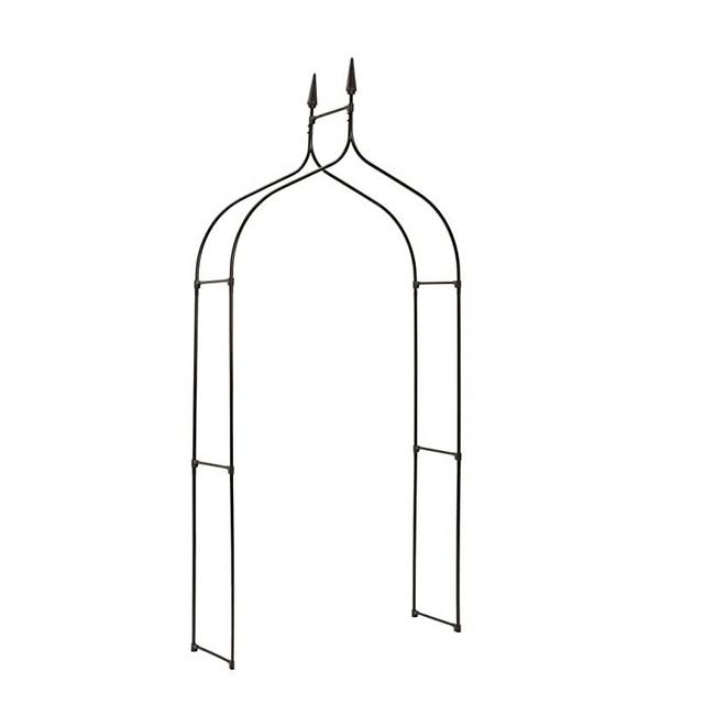 Gardman R351 Gothic Garden Arch, BLACK