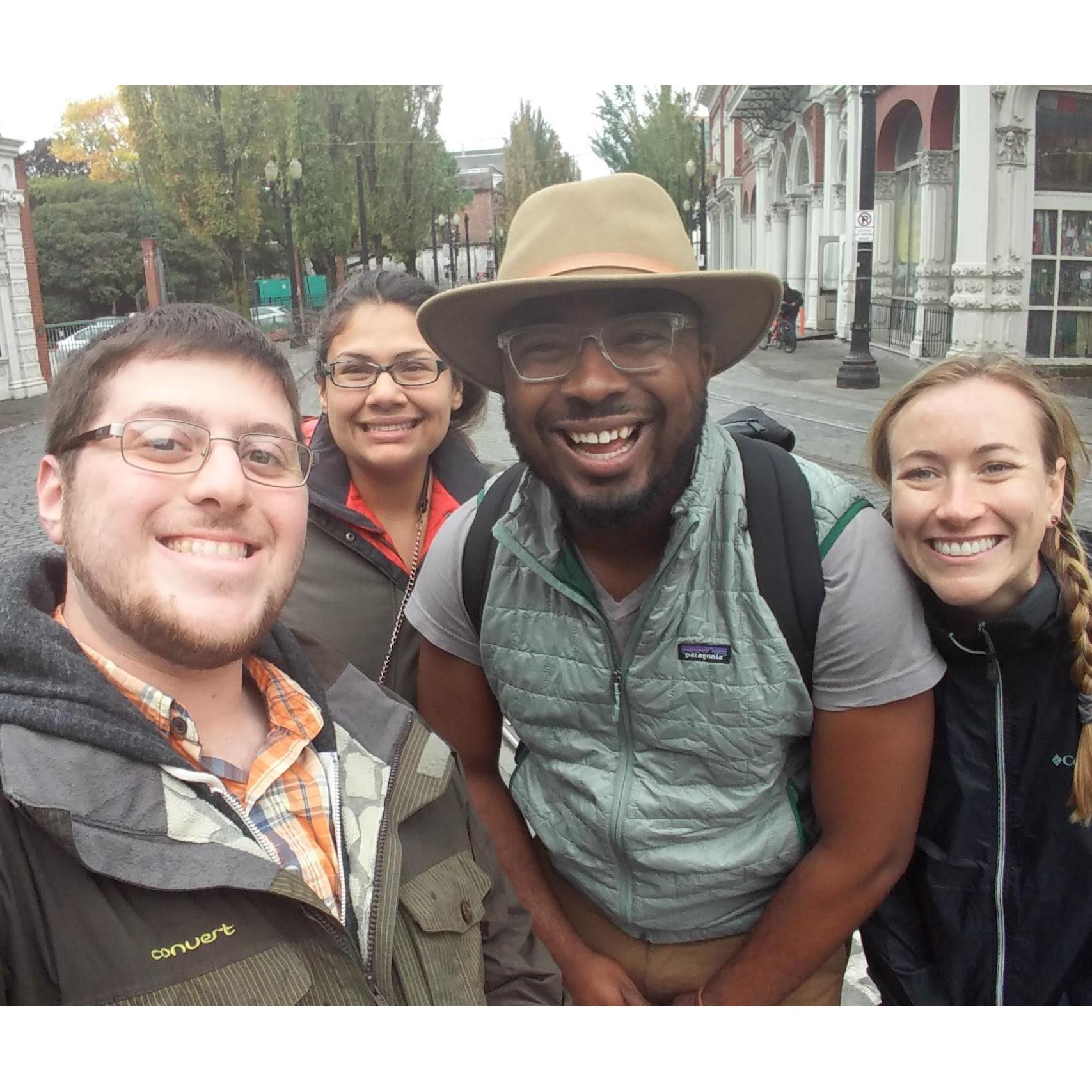 Went to Portland, Oregon for our 2-year anniversary and met up with Kellyn and Gabby Parker!