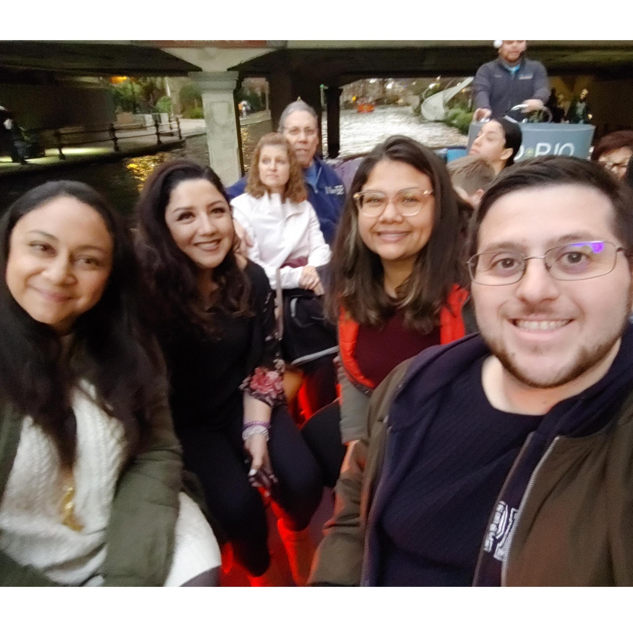 Some quality time with Olivia's family.  Pictured here with her sister Gabby and her cousin Lourdes!