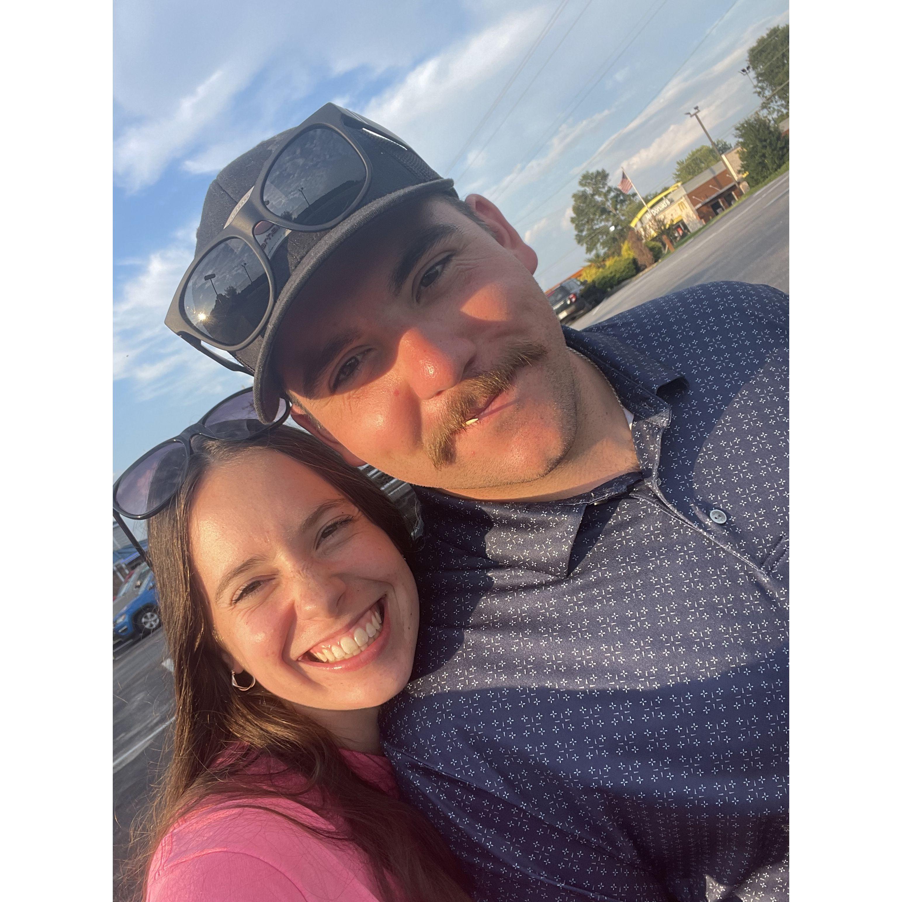 Golden hour + Ethan and his best friend, the toothpick.