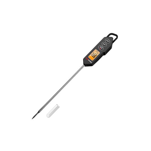 ThermoPro TP01HW Digital Instant Read Meat Thermometer Food Candy Cooking Kitchen Thermometer with Magnet and Backlight BBQ Thermometer in Black