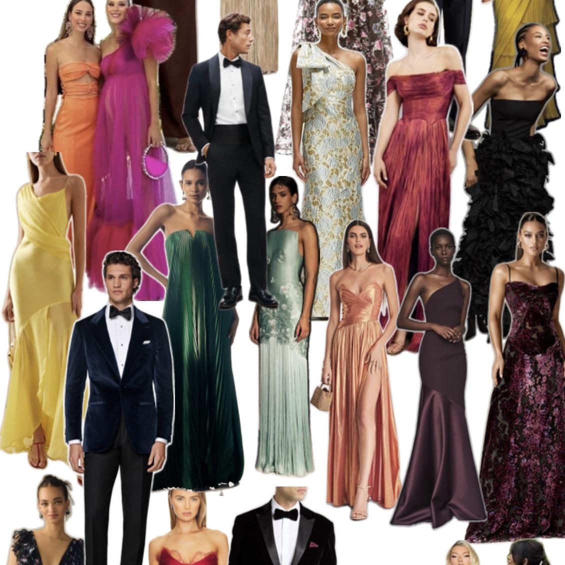 A colorful black-tie celebration: timeless elegance, elevated details, and joyful pops of color throughout.