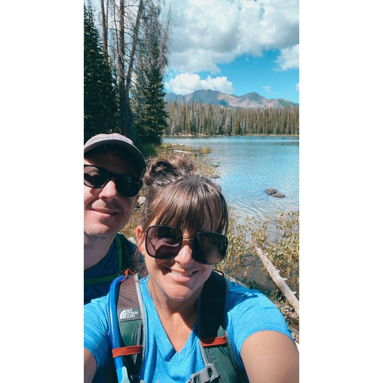 First hike in Colorado to Lost Lake.