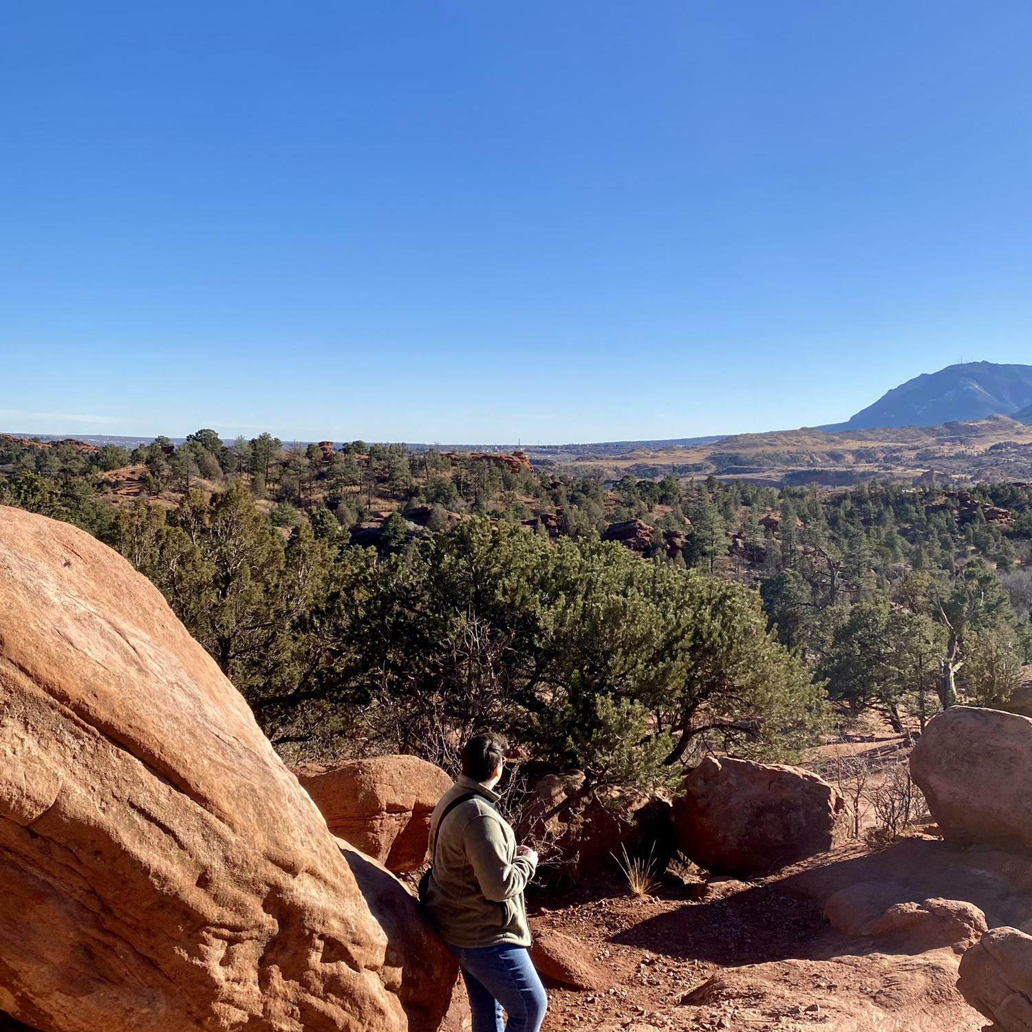 Siamese Twins trail at the Garden of the Gods