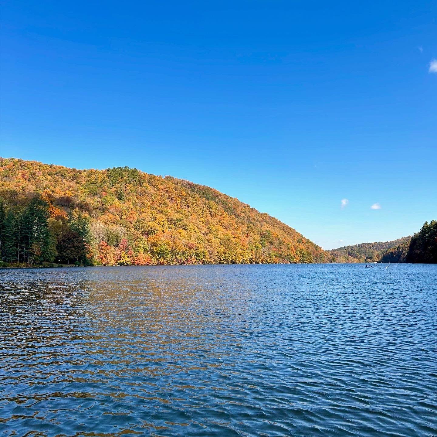The Lake at Lake Logan in October