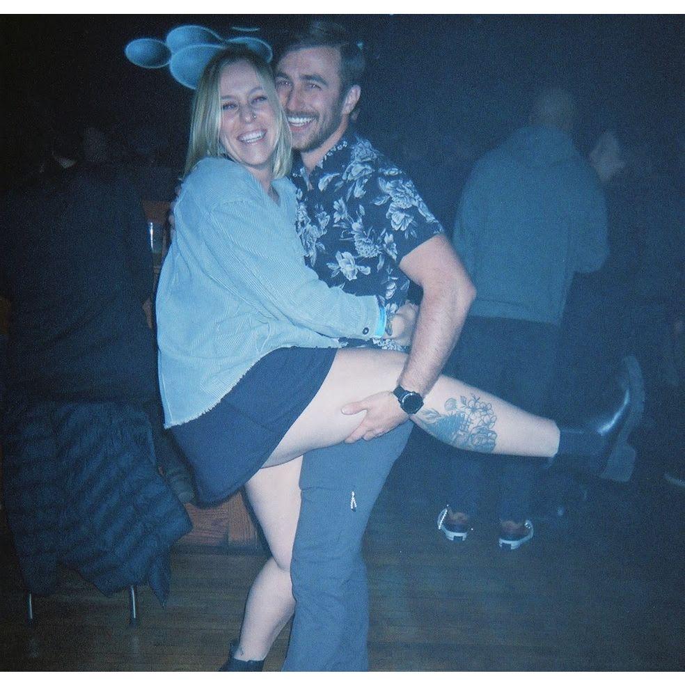 Disposable camera picture from a concert night