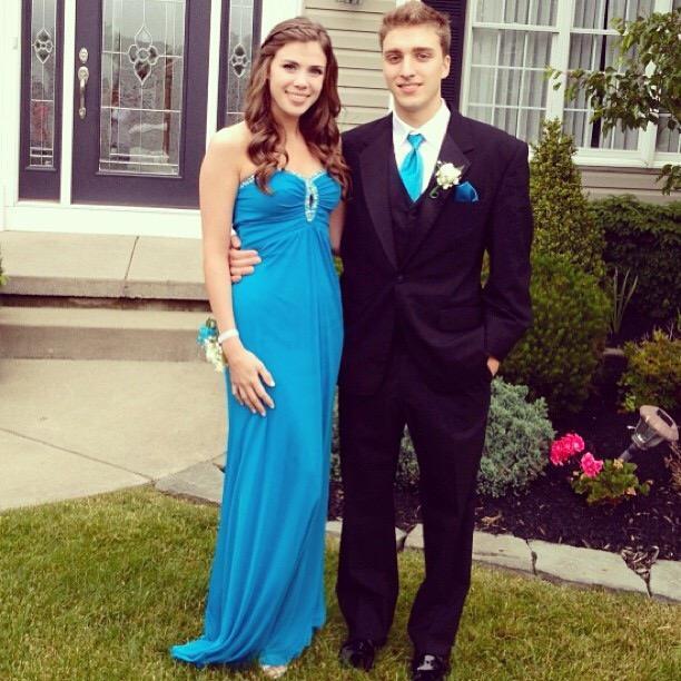 Sam’s senior prom.