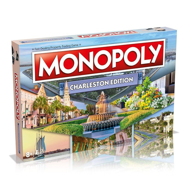 Monopoly Board Game Charleston Edition: 2-6 Players Family Board Games for Kids and Adults, Board Games for Kids 8 and up, for Kids and Adults, Ideal for Game Night