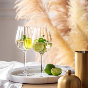 Rose Garden White Wine Glass, Set of 4