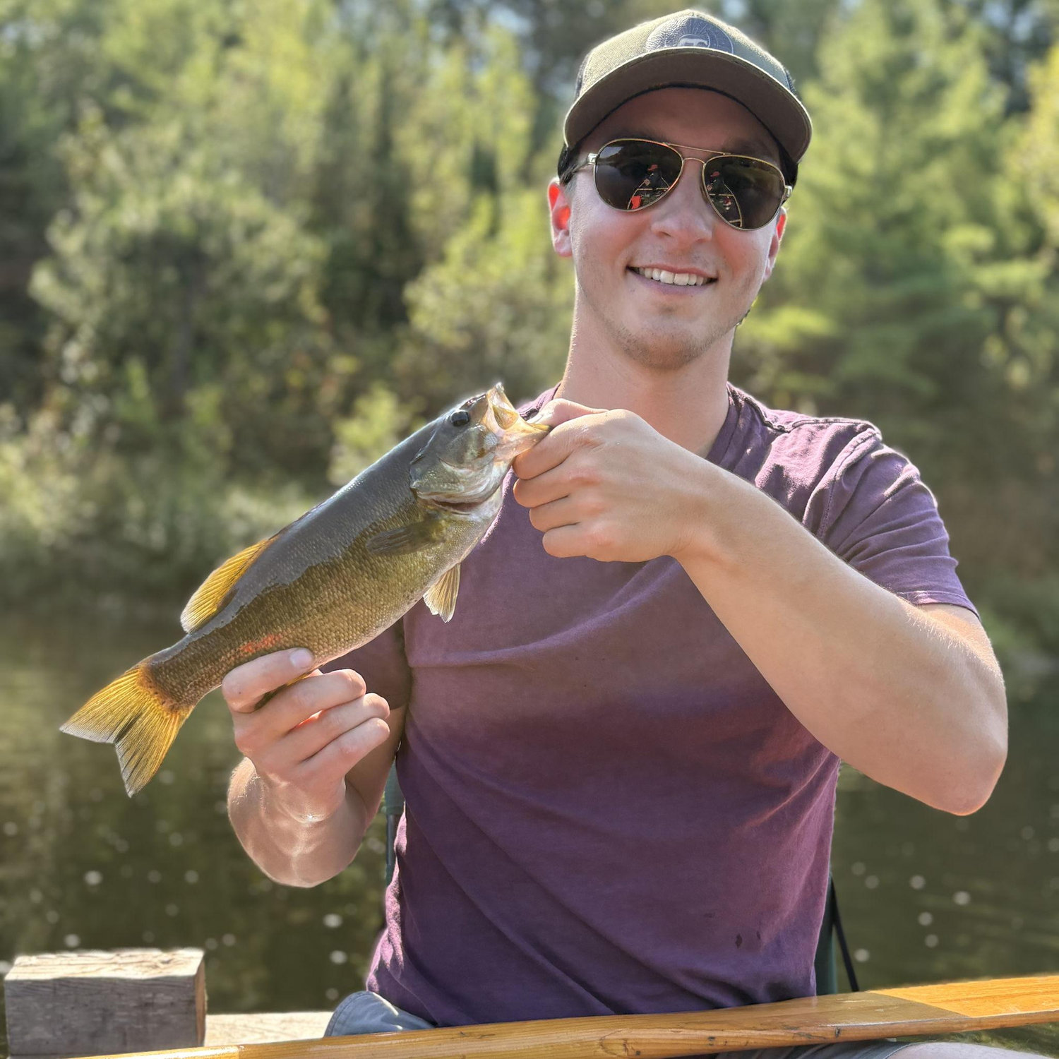 Conarad's favorite pastime- fishing- caught on the same trip