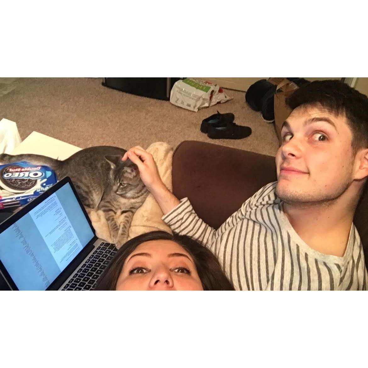 Skitter's first day home!