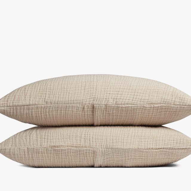 Cloud Cotton Sham Set (Color: Natural)