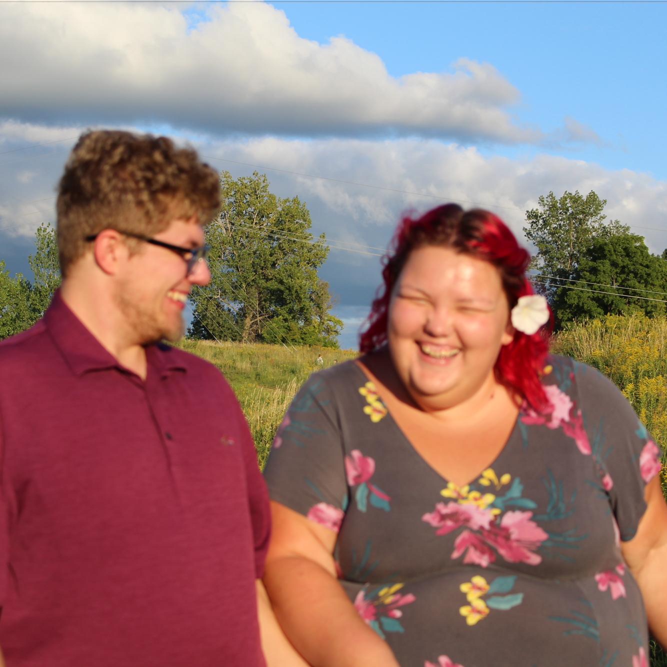 Laughing together