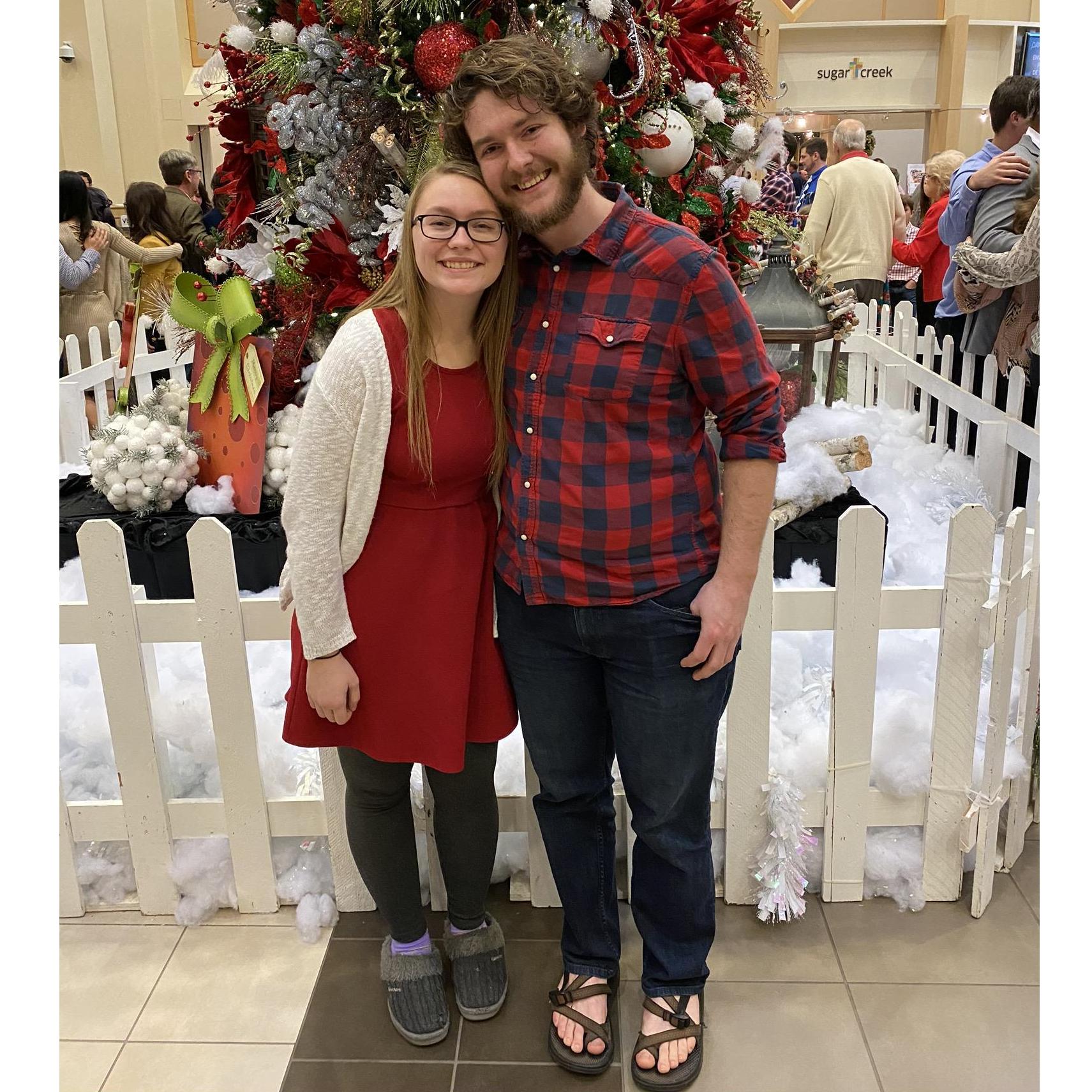 Our first Christmas in the same place! PC: I don't remember, I'm sorry.
