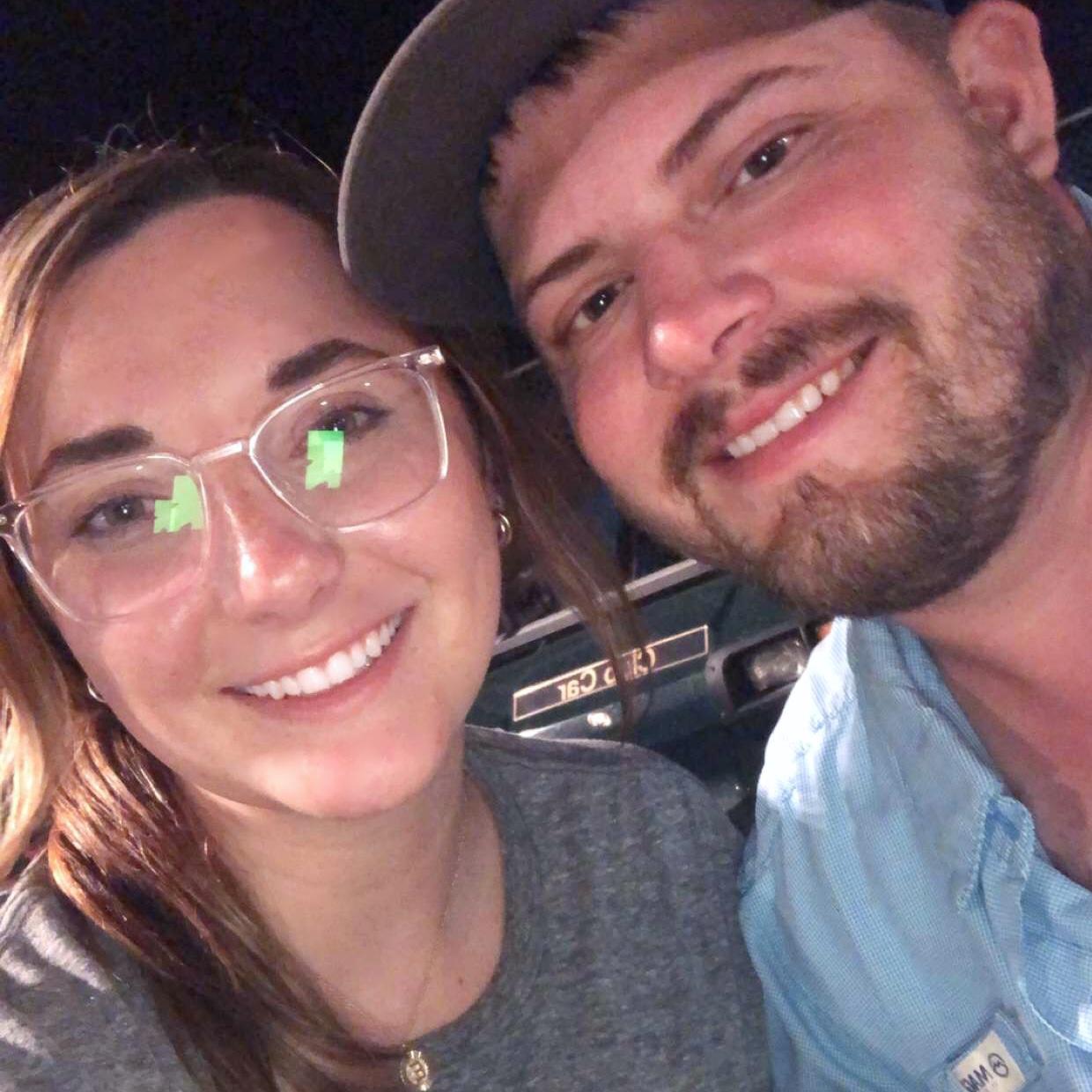 Our first selfie together! July 2021.