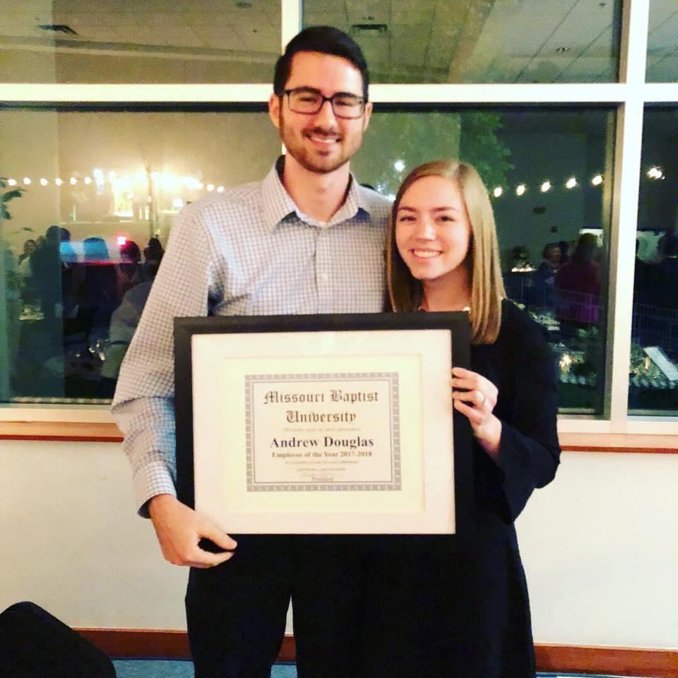 Andrew won employee of the year at MoBap!