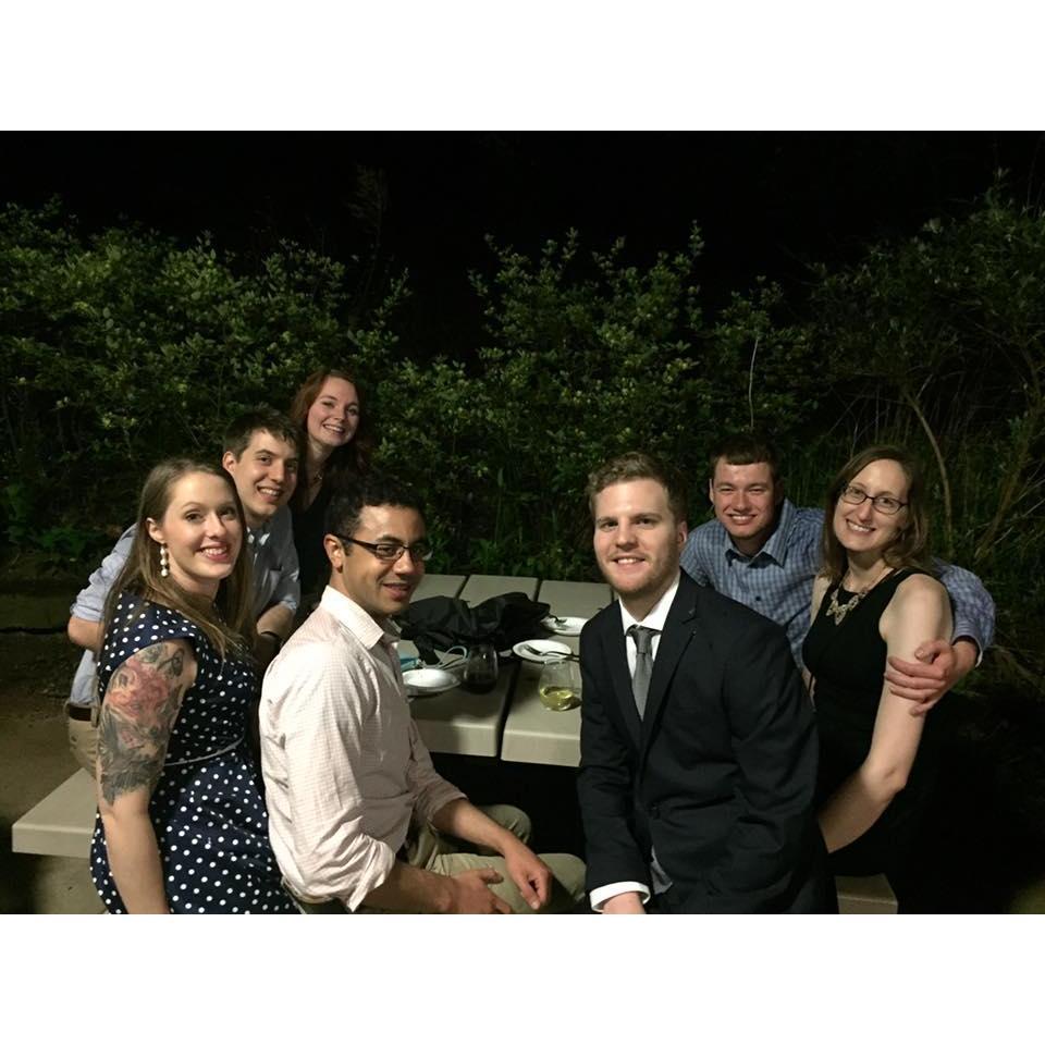 This was the night of the graduate student wine tasting and the night of our first kiss <3