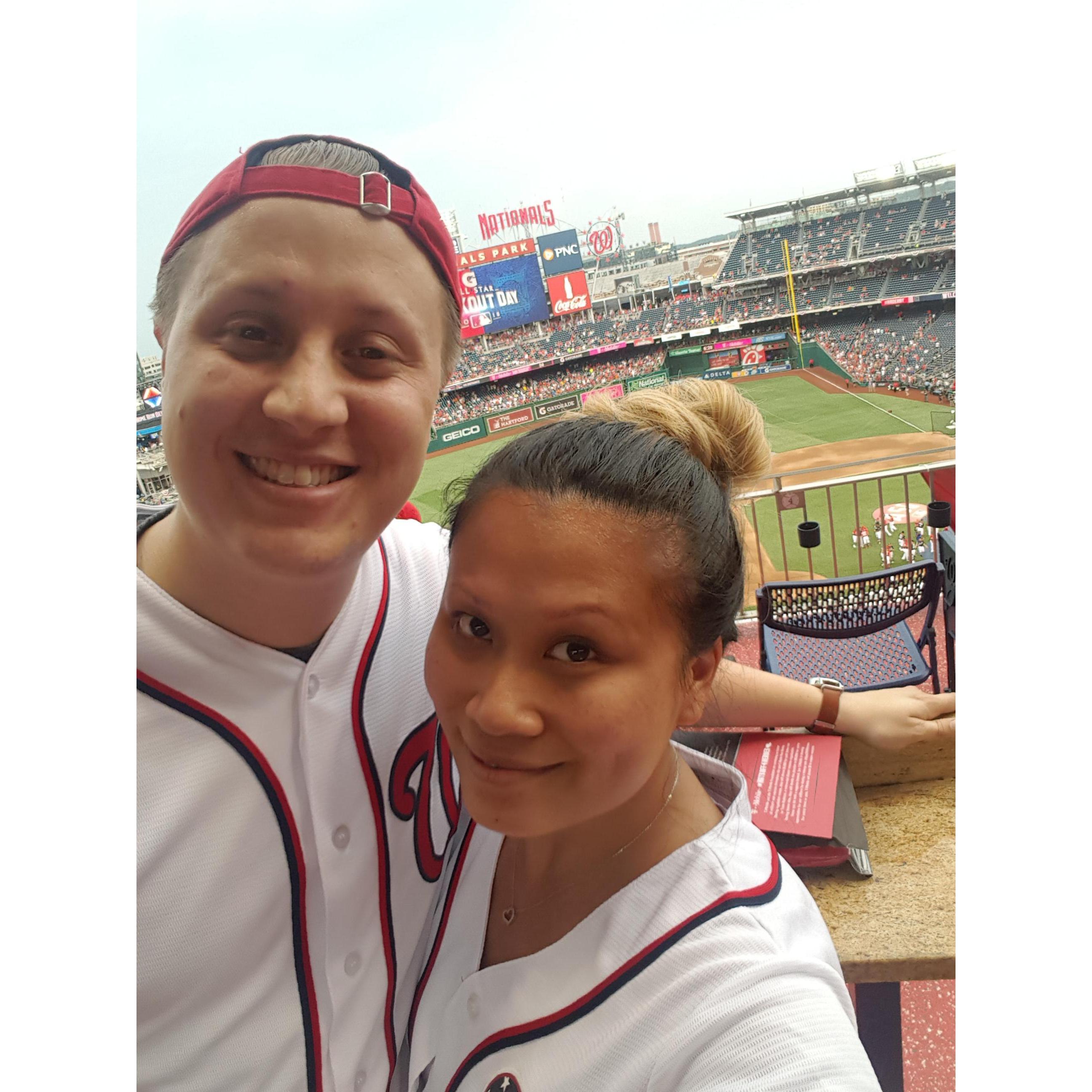 Nationals baseball game 2018