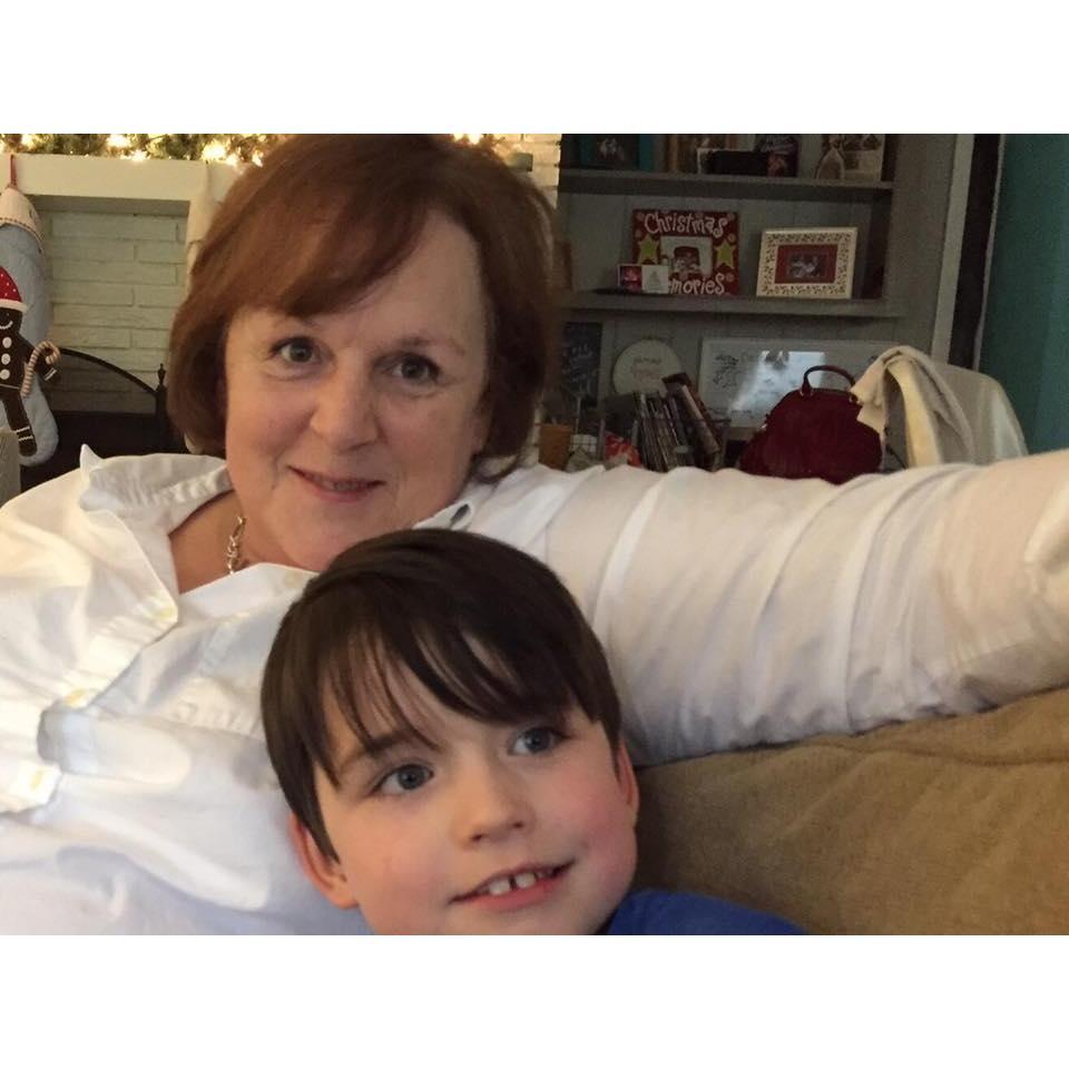 Burney's Aunt Lisa & second cousin, Liam.