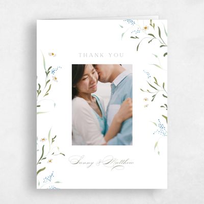White Rustic Wedding Thank You - Pero Photo
