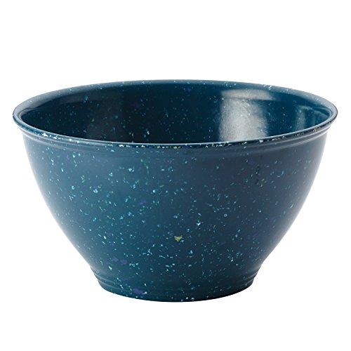Rachael Ray 46236 Accessories Kitchen Pantryware Multi Purpose/Salad Serveware/Melamine Garbage Bowl, 10.2 x 10.2 x 5.5 inches, Marine Blue