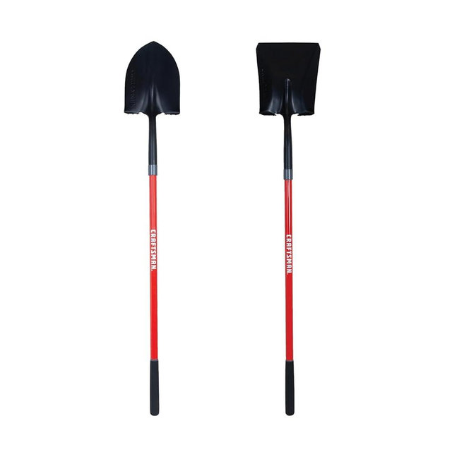 Craftsman Landscape Shovel Bundle: Steel Transfer and Round Point