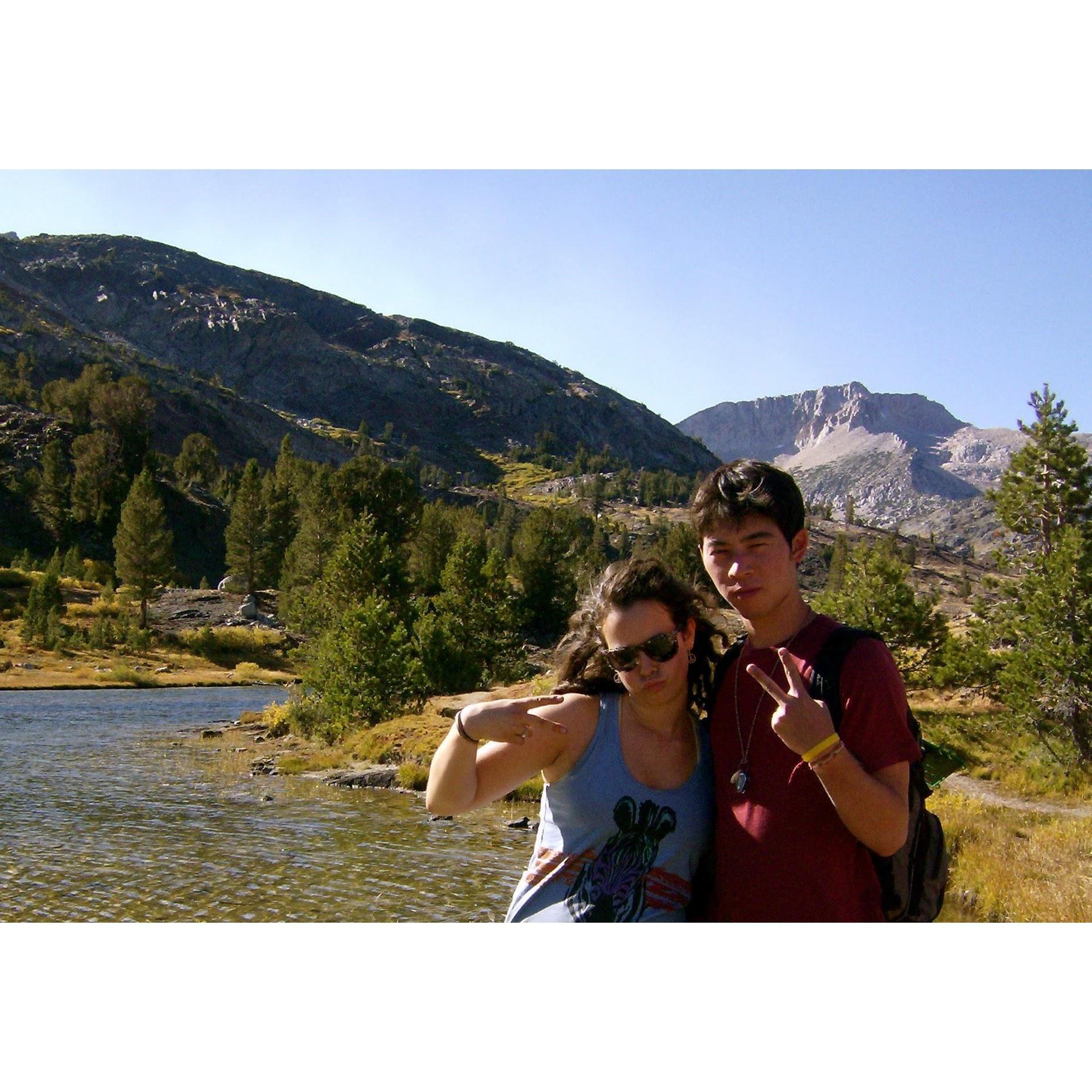 September 2009: On a camping trip to Yosemite during freshman year.