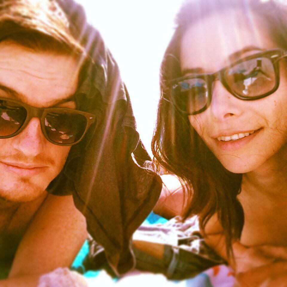Relaxing on the beach