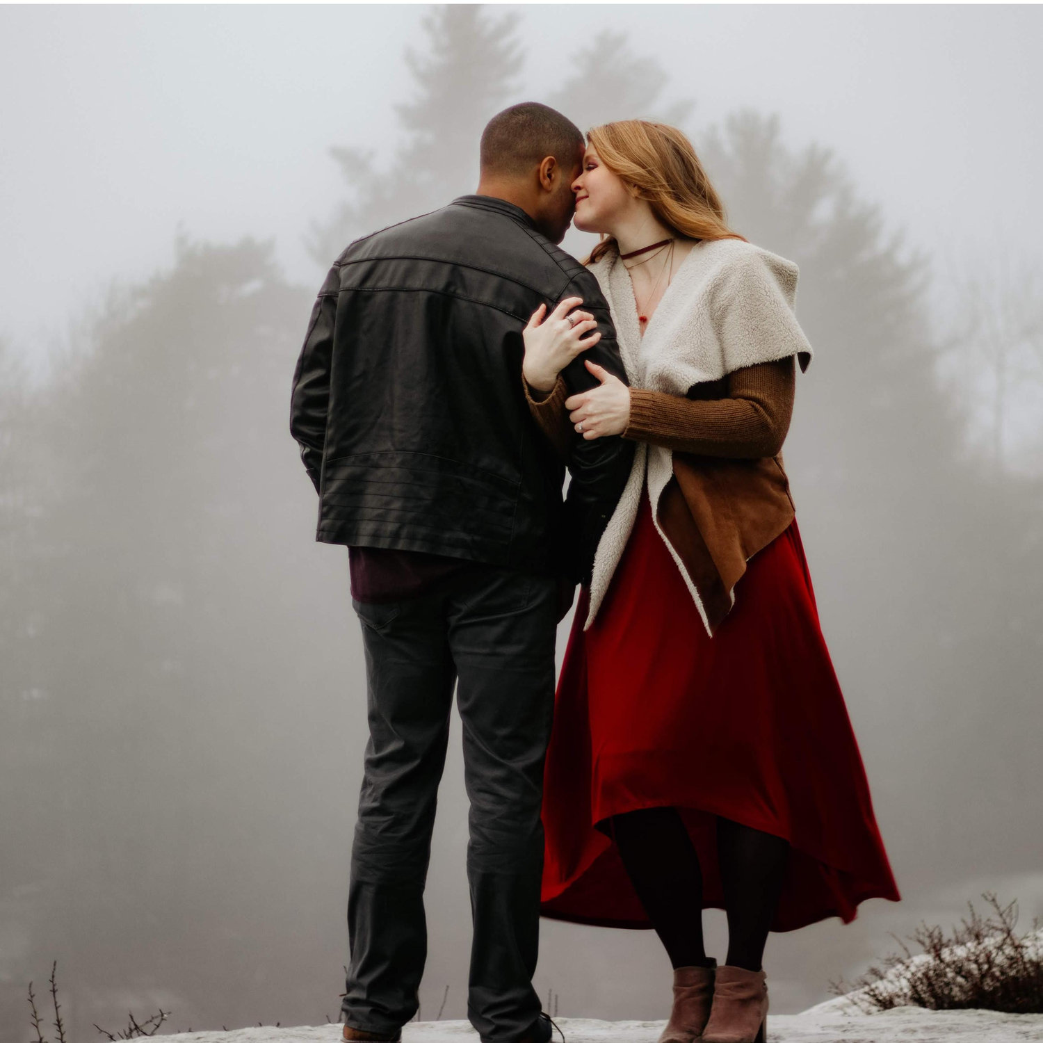 A beautiful foggy day from our engagement session.