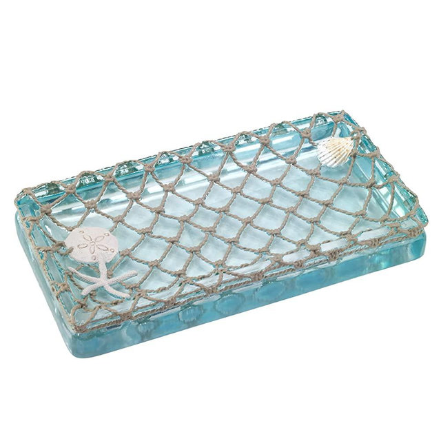 Avanti Linens Seaglass Collection, Tray, Multicolor