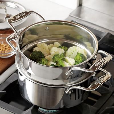 All-Clad d5 Stainless-Steel 3-Qt. Steamer Set