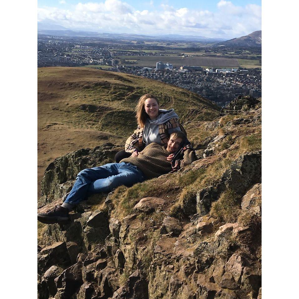 Hiking "Arthur's Seat", Scotland - March 2018