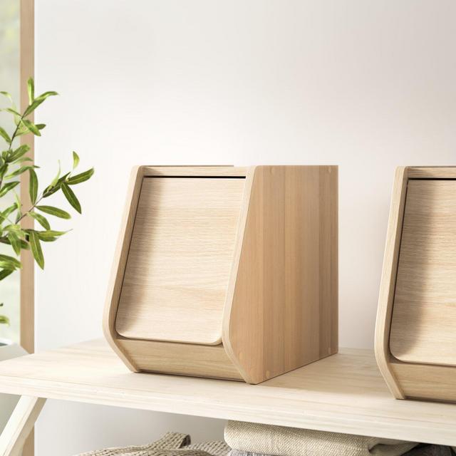 Narrow Stack Manufactured Wood Box