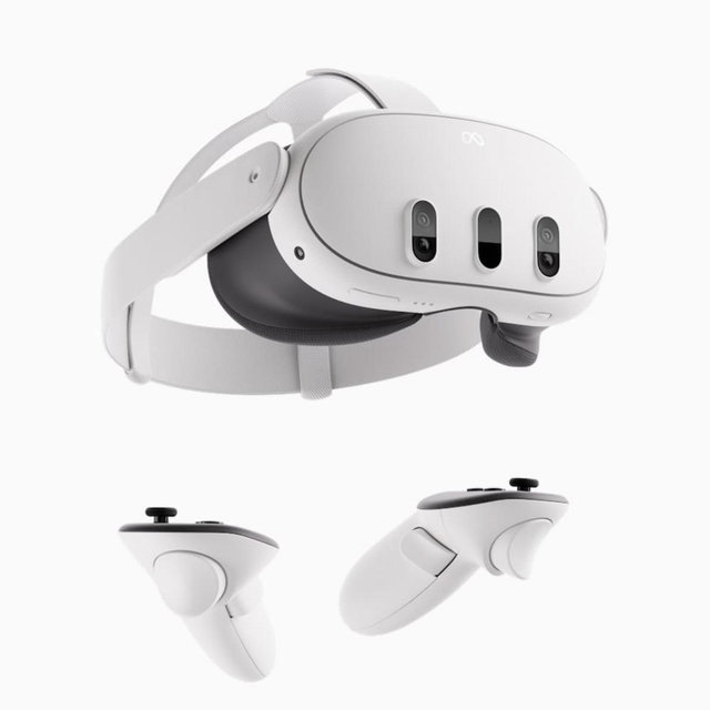 Meta - Quest 3 512GB | Virtual Reality Headset Without Wires — Thirty Percent Sharper Resolution — 2X Graphical Processing - White