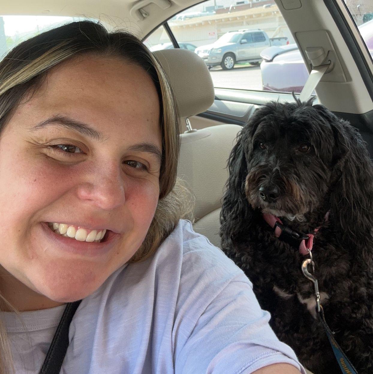 Emily's souldog, Bailey Renee Rotell! Our lover of a good couch, a yummy snack, and a long walk.